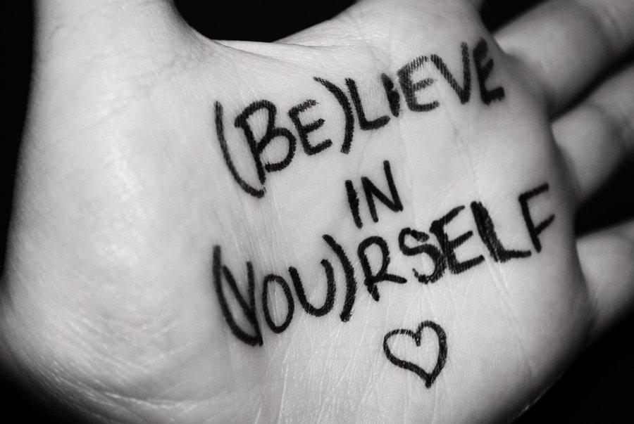Learning to believe in yourself